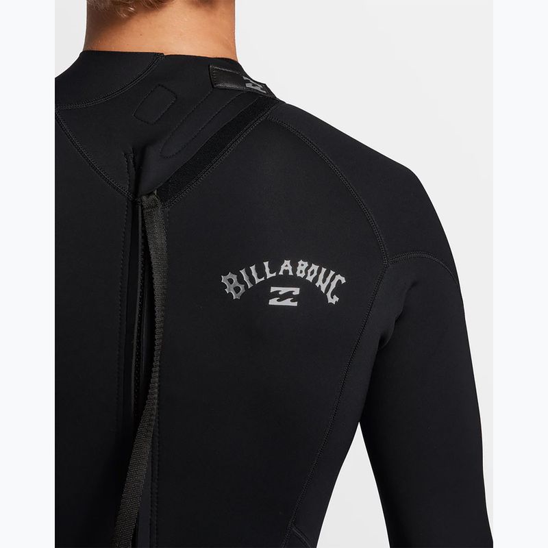 Herren-Neoprenanzug Billabong 4/3 mm Foil Back Zip black 5