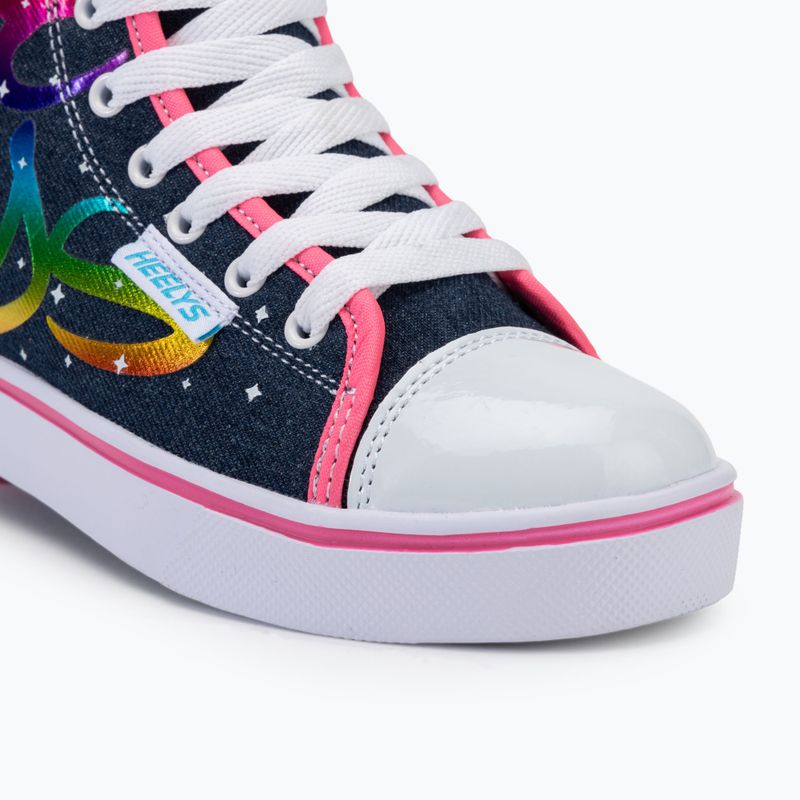 Heelys Veloz Denim/Regenbogen Kinderschuhe 8