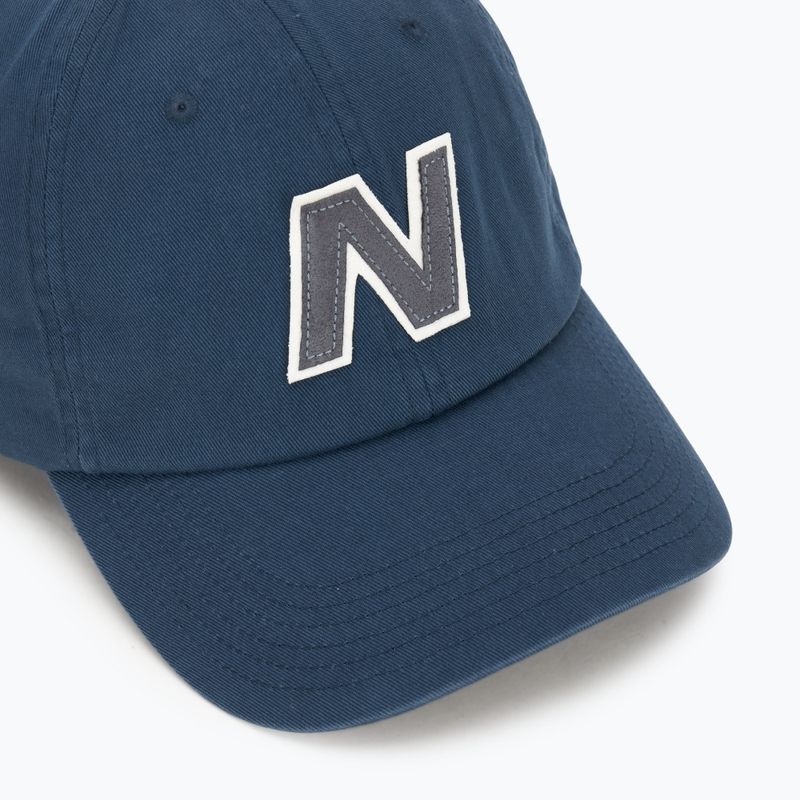Neue Balance V990 Block N gebogene Krempe Marine Baseballkappe 3