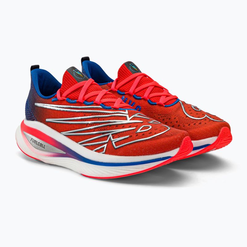 Laufschuhe Damen New Balance TCS New York City Marathon FuelCell SC Elite V3 rot NBWRCELNY3 4