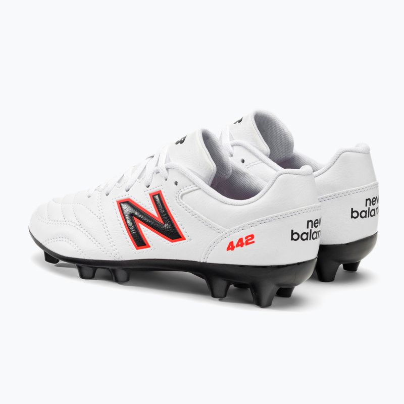 New Balance 442 V2 Academy FG Kinder Fußballschuhe weiß JS43FWD2.M.035 3