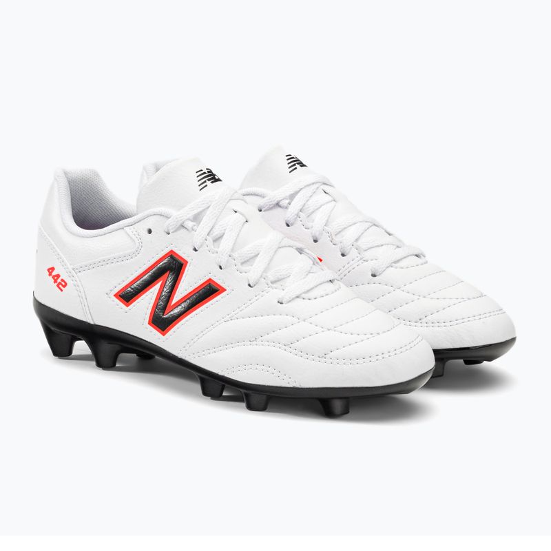 New Balance 442 V2 Academy FG Kinder Fußballschuhe weiß JS43FWD2.M.035 4