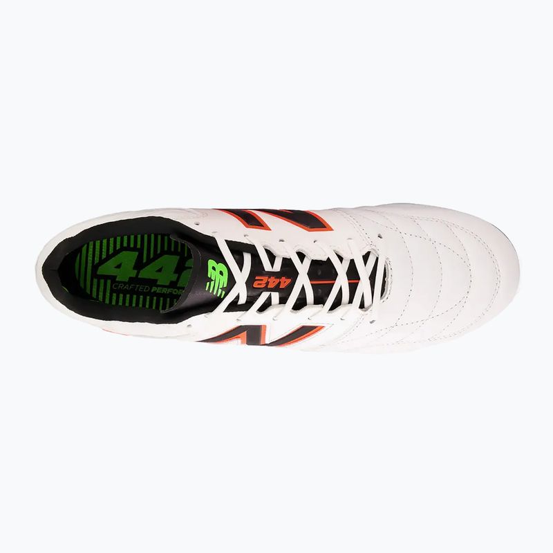 New Balance 442 V2 Pro FG Herren Fußballschuhe weiß und schwarz MS41FWD2.D.095 13