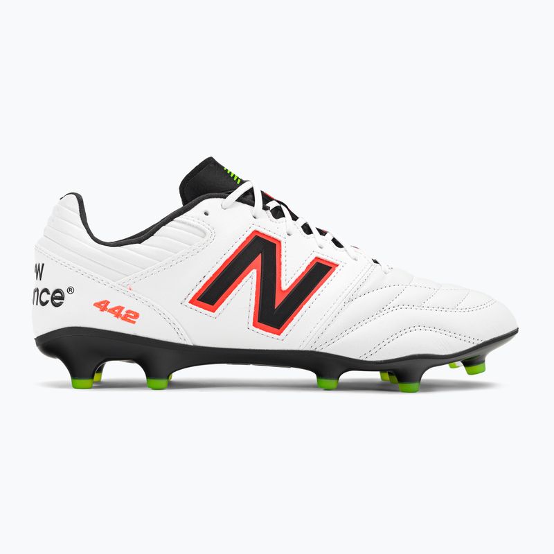New Balance 442 V2 Pro FG Herren Fußballschuhe weiß und schwarz MS41FWD2.D.095 2