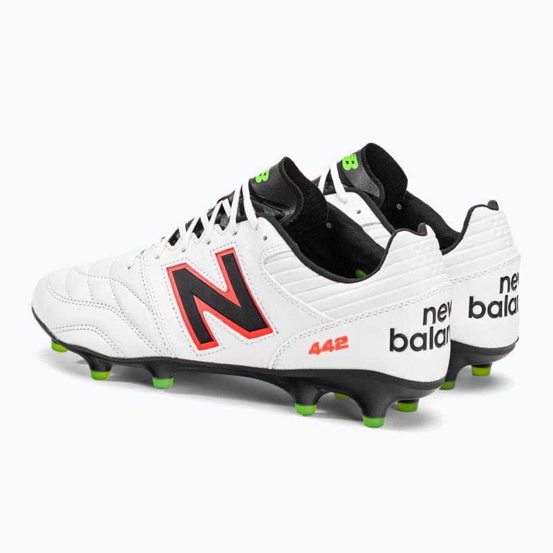 New Balance 442 V2 Pro FG Herren Fußballschuhe weiß und schwarz MS41FWD2.D.095 3