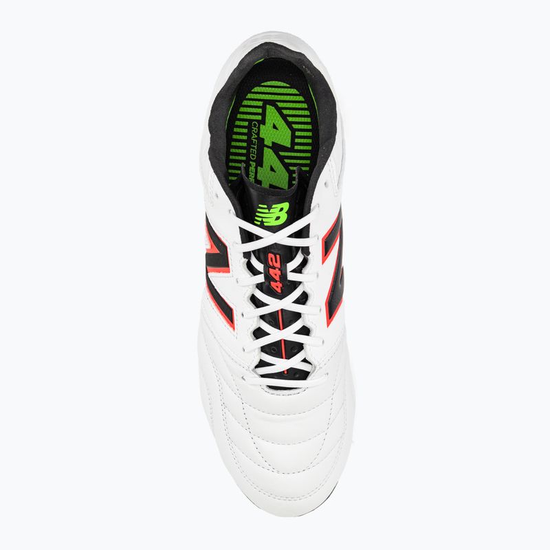 New Balance 442 V2 Pro FG Herren Fußballschuhe weiß und schwarz MS41FWD2.D.095 6