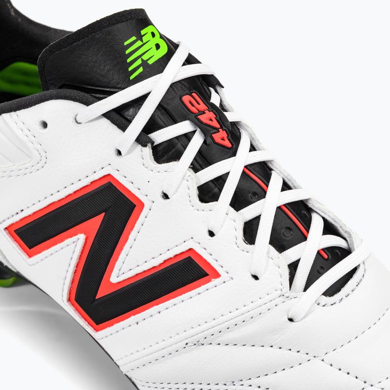 New Balance 442 V2 Pro FG Herren Fußballschuhe weiß und schwarz MS41FWD2.D.095 8