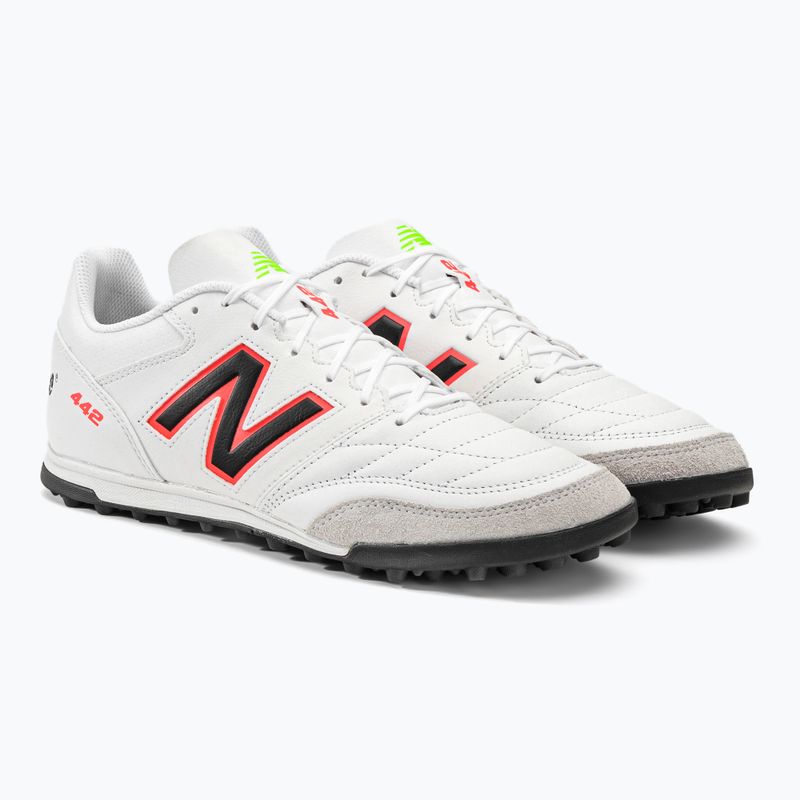 New Balance 442 V2 Team TF Herren Fußballschuhe weiß MS42TWD2.D.080 4