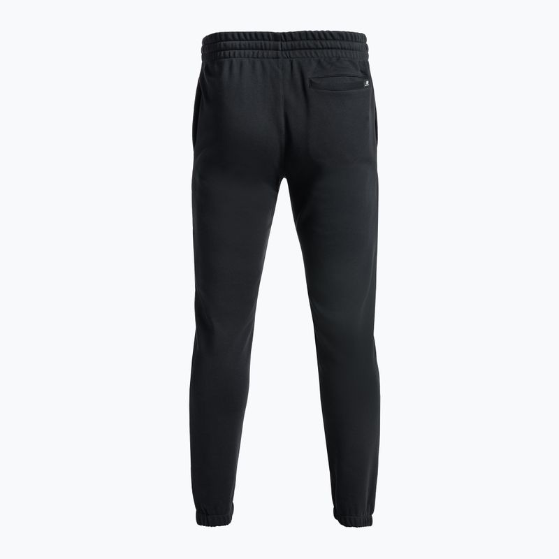New Balance Essentials Stacked Logo French Herren Trainingshose schwarz NBMP31539BK 6