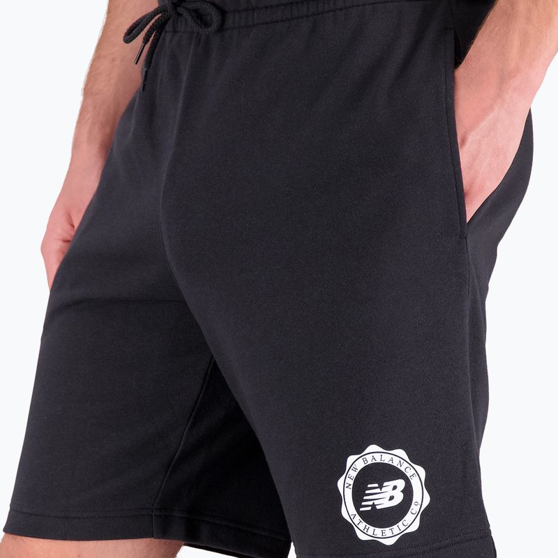 Herren New Balance Sport Seasonal French Terry Shorts schwarz