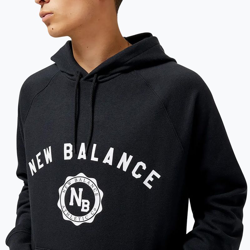 Herren New Balance Sport Seasonal French Terry Sweatshirt schwarz 4