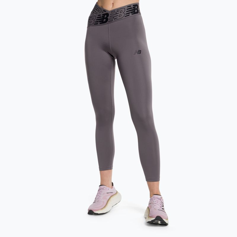 Damen Trainingsleggings New Balance Tight Relentless Crossover High Rise grau NBWP21177Z