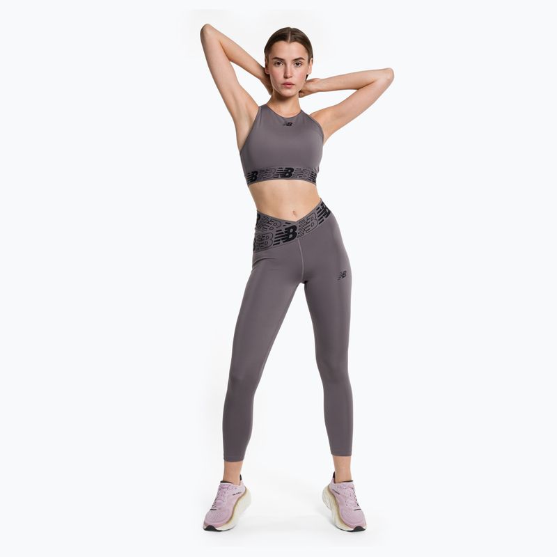 Damen Trainingsleggings New Balance Tight Relentless Crossover High Rise grau NBWP21177Z 2