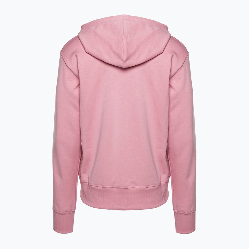 Damen Training Sweatshirt New Balance Essentials Stacked Logo French Terry Hoodie rosa WT31533HAO 6