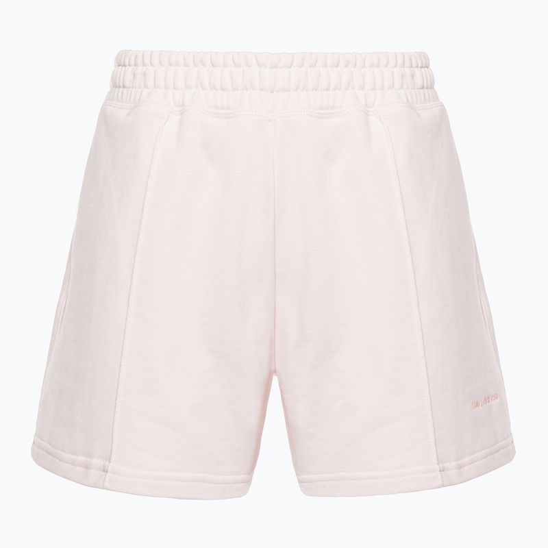 Damen New Balance Athletics Nature State French Terry Trainingsshorts rosa WS23552WAN
