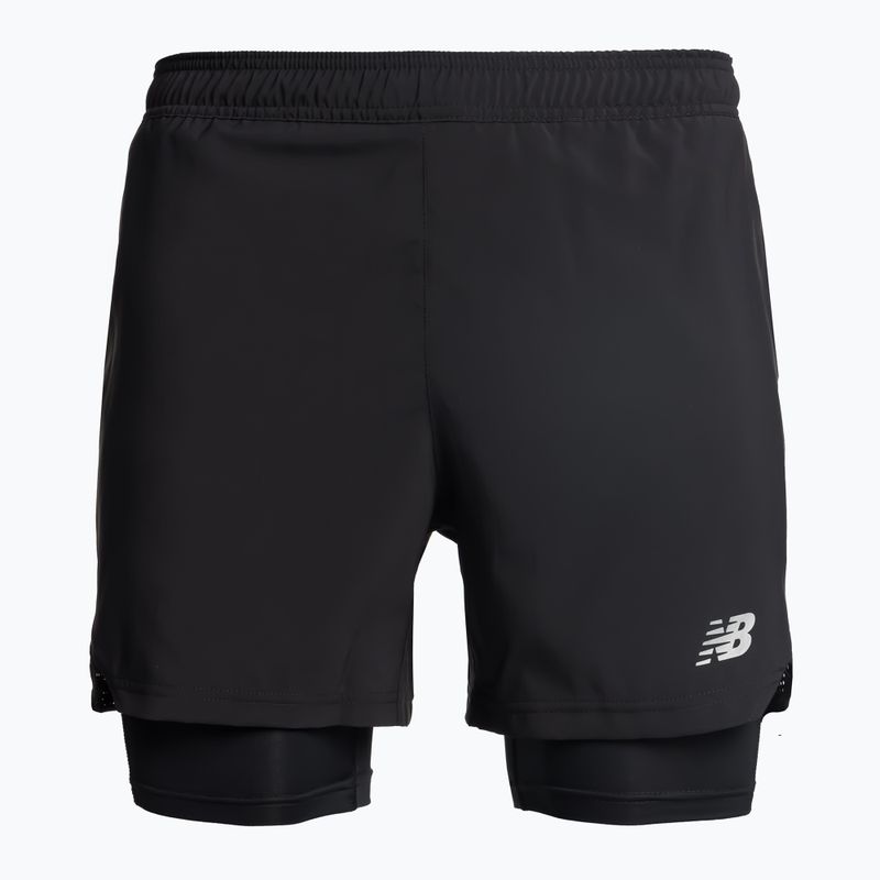 New Balance Accelerate Pacer 5" Herren Laufshorts schwarz MS31244BK 5