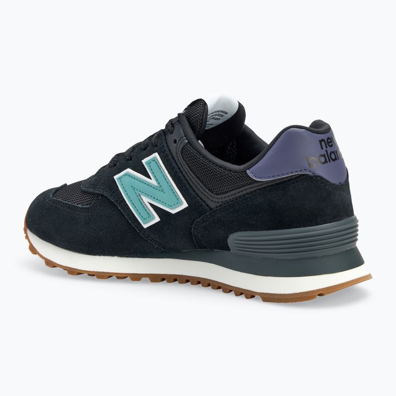 New Balance Damen Schuhe 574's V2 schwarz WL574RA 3