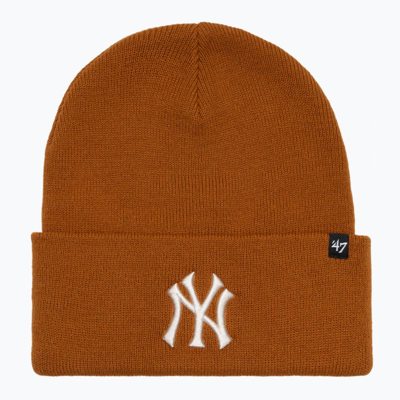 Wintermütze 47 Brand MLB New York Yankees Haymaker burnt orange