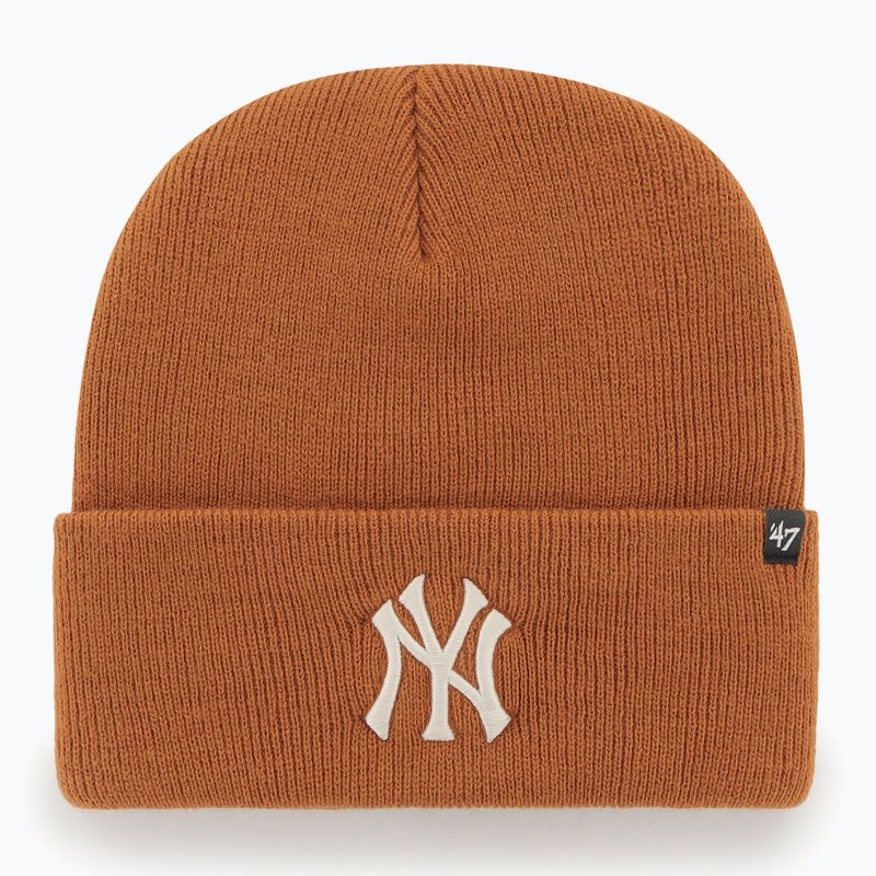 47 Brand MLB New York Yankees Haymaker Wintermütze verbrannt Orange