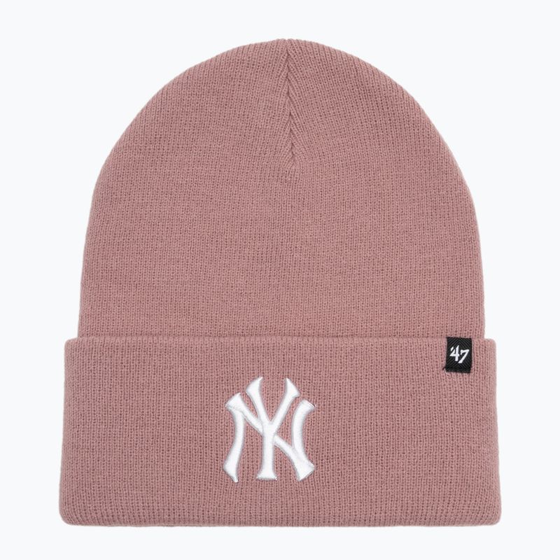 Wintermütze 47 Brand MLB New York Yankees Haymaker mauve