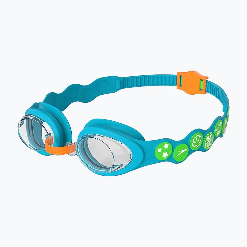 Speedo Infant Spot blau/grün Schwimmbrille