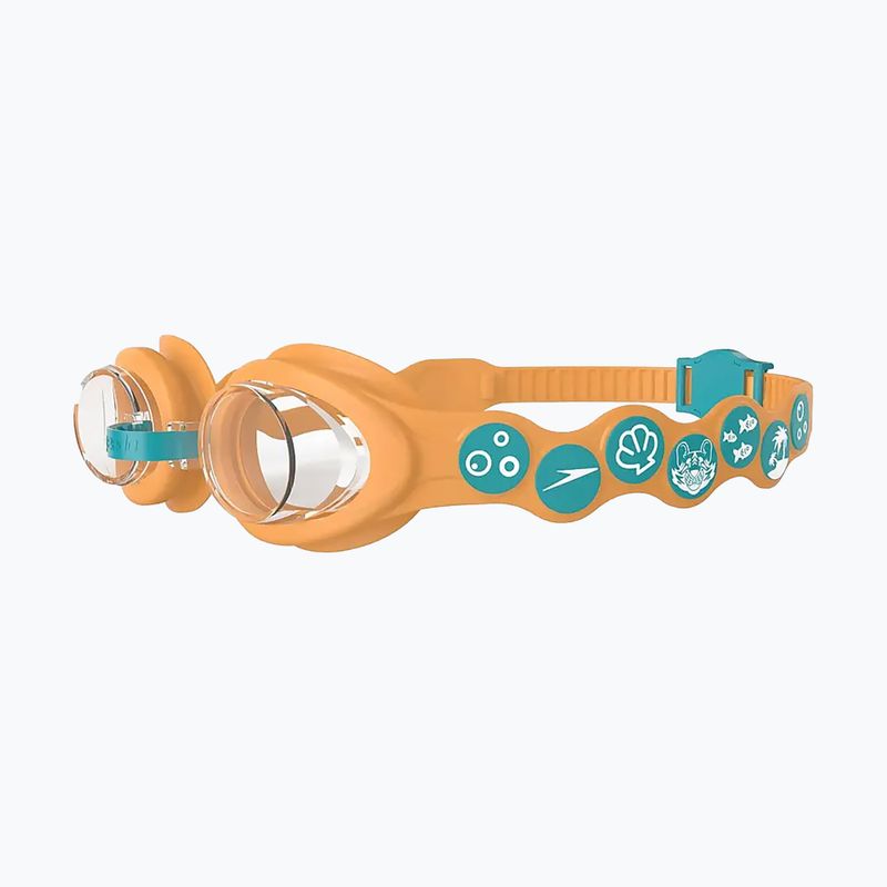 Speedo Infant Spot orange/grün Schwimmbrille 3