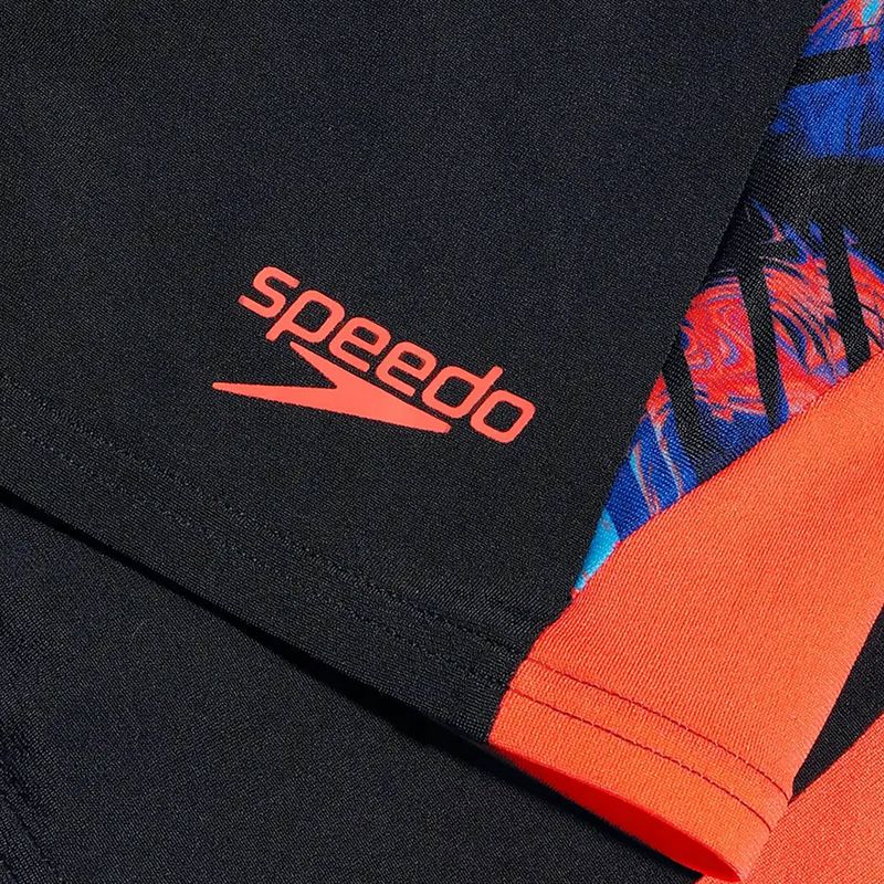 Herren Speedo ECO END+ Splice Schwimmshorts schwarz/orange