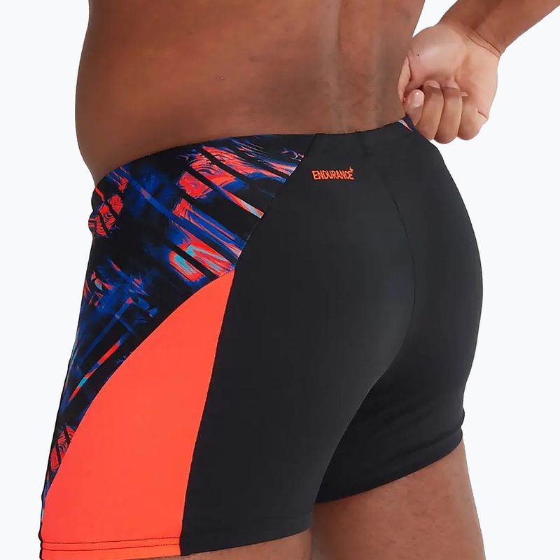 Herren Speedo ECO END+ Splice Schwimmshorts schwarz/orange
