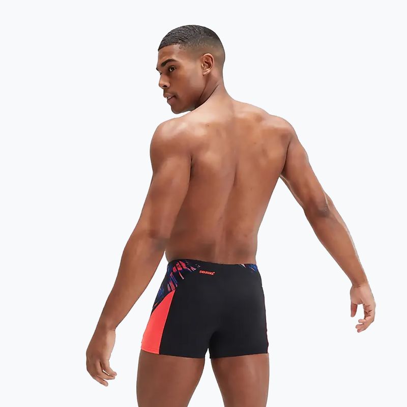 Herren Speedo ECO END+ Splice Schwimmshorts schwarz/orange