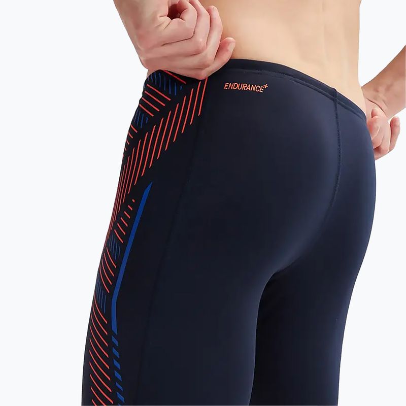 Herren Bademode Speedo Tech Panel navy/orange 13