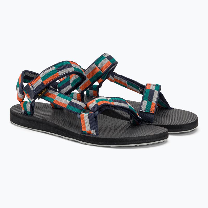 Herren Teva Original Universal Retro-Block totale Finsternis Wandern Sandalen 4