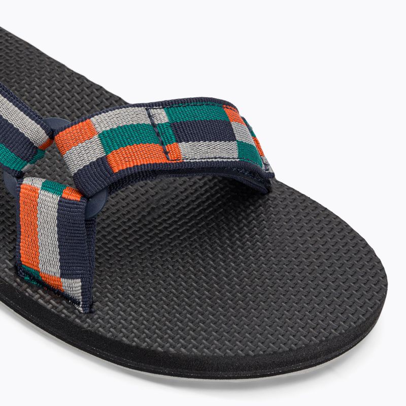 Herren Teva Original Universal Retro-Block totale Finsternis Wandern Sandalen 7