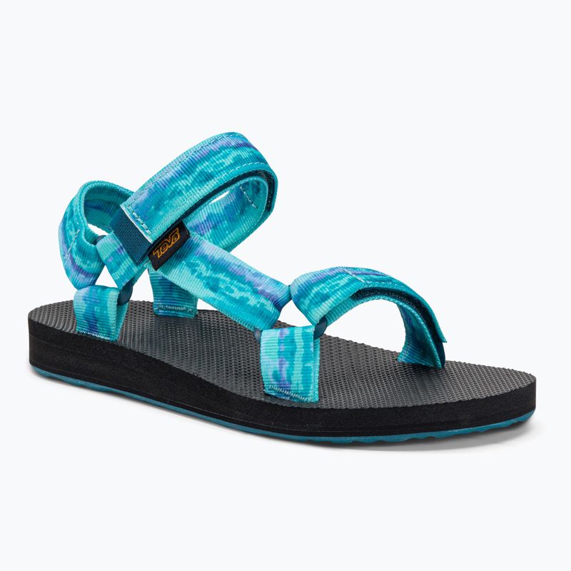 Damen-Trekking-Sandalen Teva Original Universal Tie-Dye sorbet blau