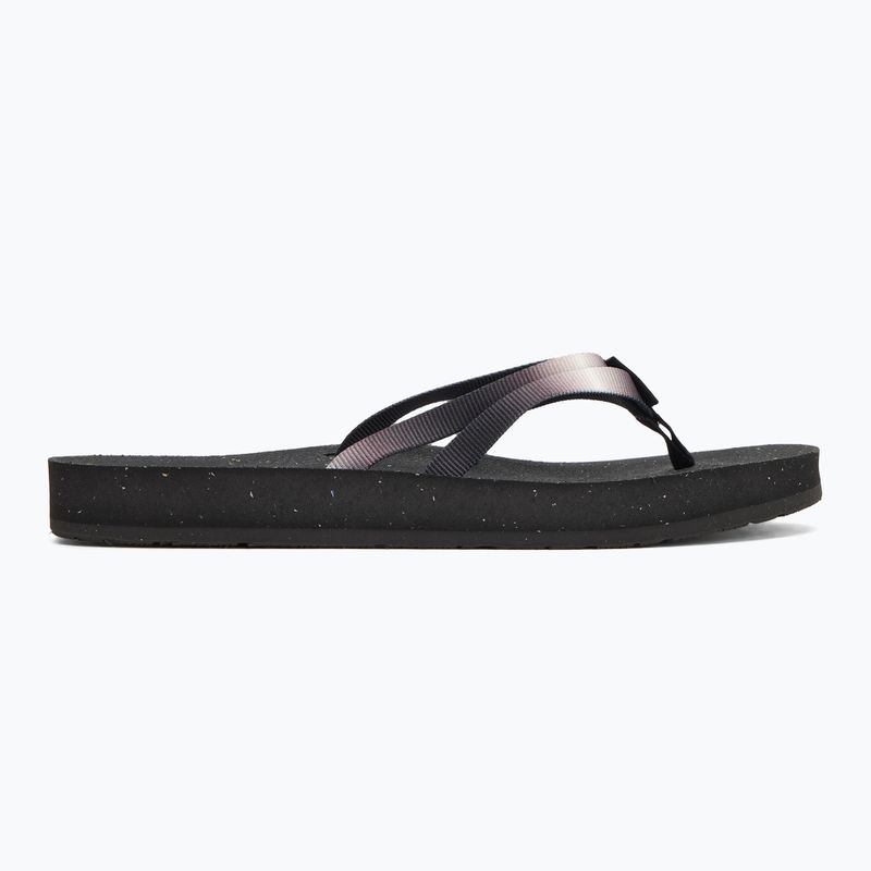 Teva ReFlip Riemchen Flip Flops für Frauen Gradiate alura schwarz / weiß 2