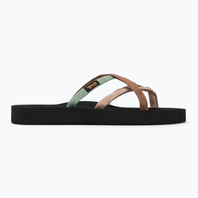 Damen-Flip-Flops Teva Olowahu mixed b maple sugar multi 2