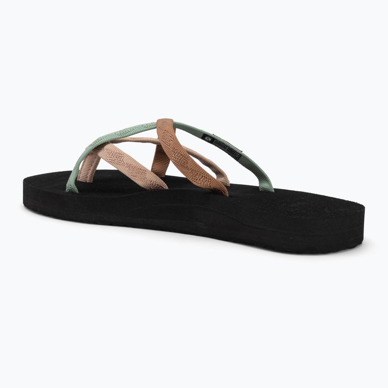 Damen-Flip-Flops Teva Olowahu mixed b maple sugar multi 3