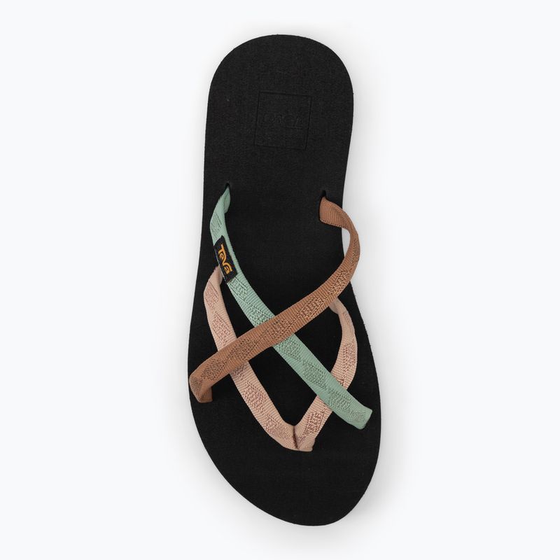 Damen-Flip-Flops Teva Olowahu mixed b maple sugar multi 5