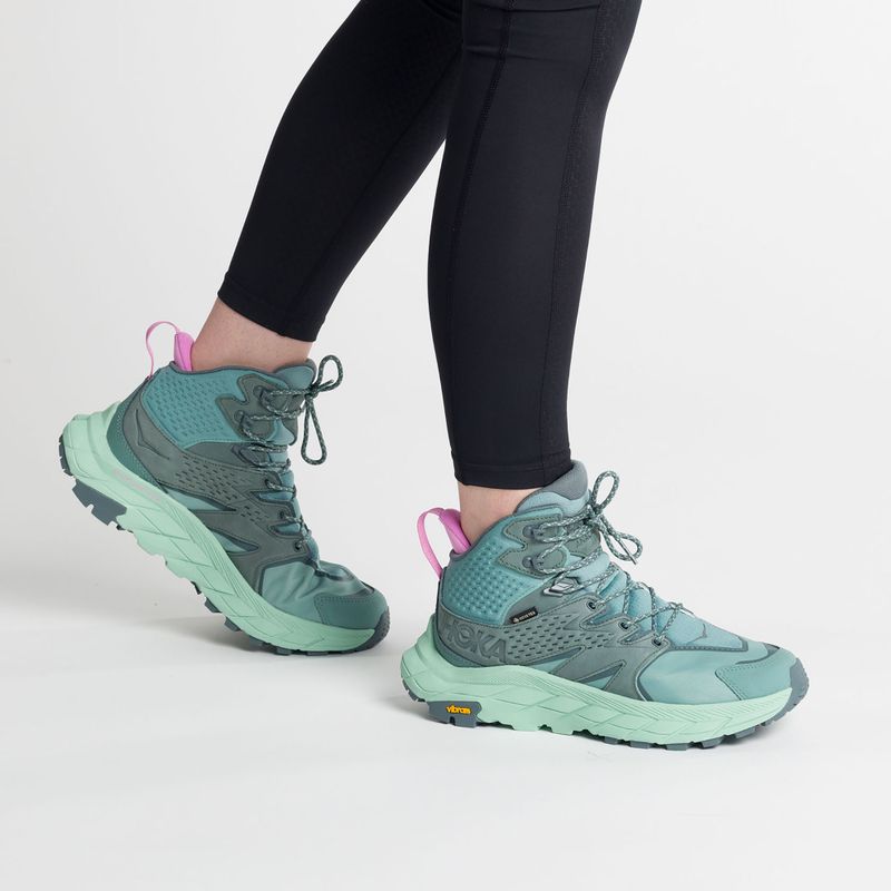 Damen-Trekkingschuhe HOKA Anacapa Mid GTX grün 1119372-TMGR 2