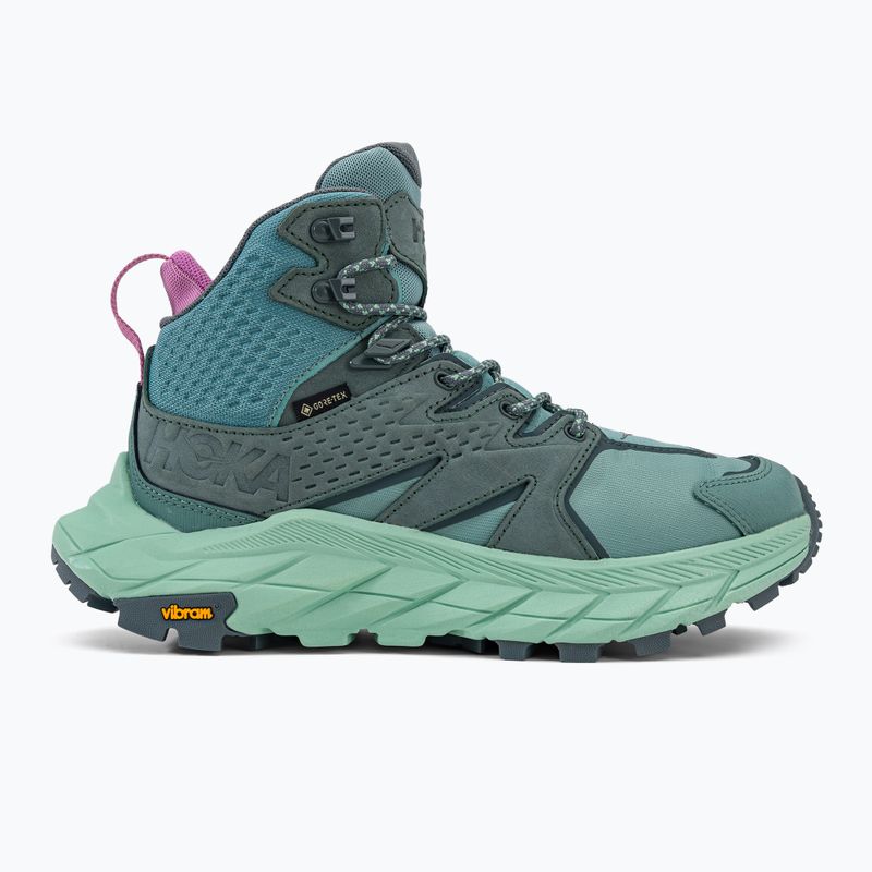 Damen-Trekkingschuhe HOKA Anacapa Mid GTX grün 1119372-TMGR 4