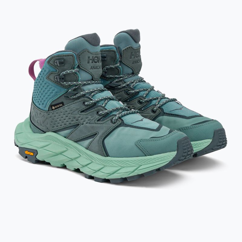 Damen-Trekkingschuhe HOKA Anacapa Mid GTX grün 1119372-TMGR 6