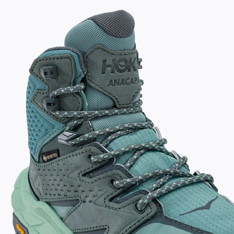Damen-Trekkingschuhe HOKA Anacapa Mid GTX grün 1119372-TMGR 12