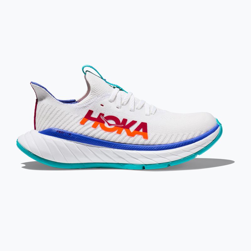 Herren Laufschuhe HOKA Carbon X 3 weiß/flame 8
