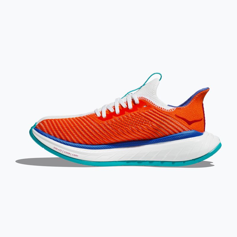 Herren Laufschuhe HOKA Carbon X 3 weiß/flame 9