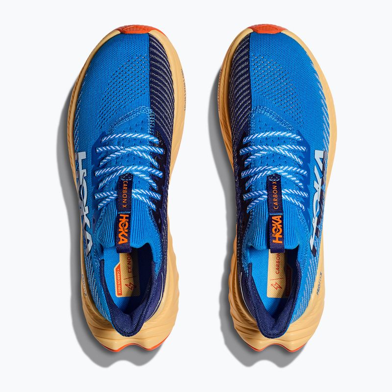 Herren Laufschuhe HOKA Carbon X 3 coastal sky/bellwether blau 12
