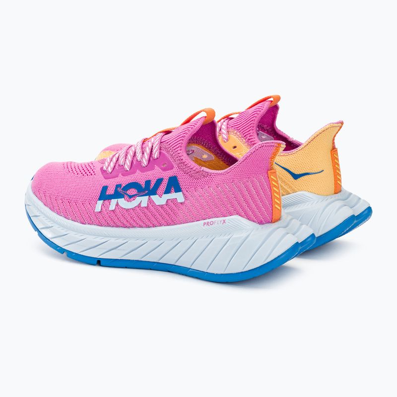 Damen Laufschuhe HOKA Carbon X 3 cyclamen/impala 3