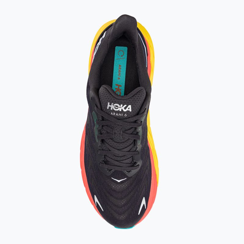 HOKA Herren Laufschuhe Arahi 6 schwarz 1123194-BFLM 5