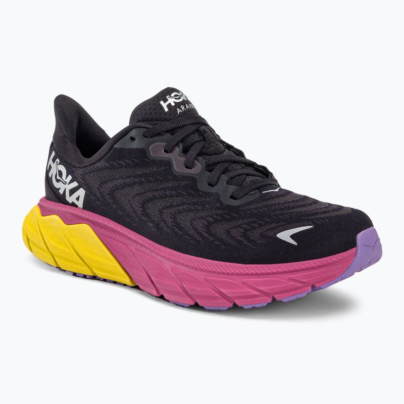 Damen Laufschuhe HOKA Arahi 6 schwarz-rosa 1123195-BPYR