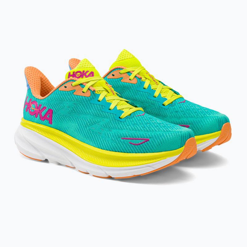 HOKA Herren Laufschuhe Clifton 9 grün 1127895-CEPR 4
