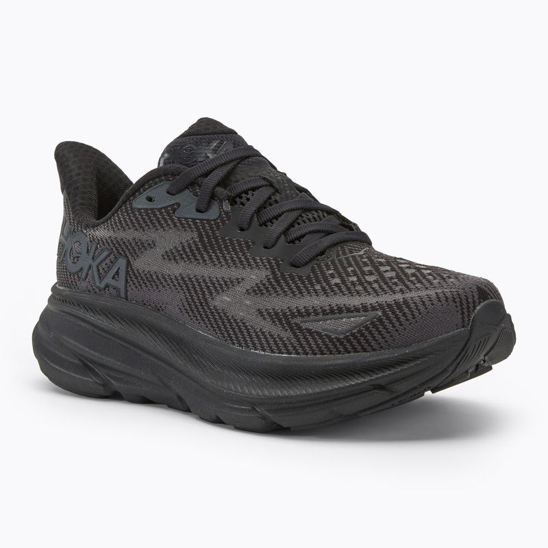 Damen Laufschuhe HOKA Clifton 9 schwarz/schwarz