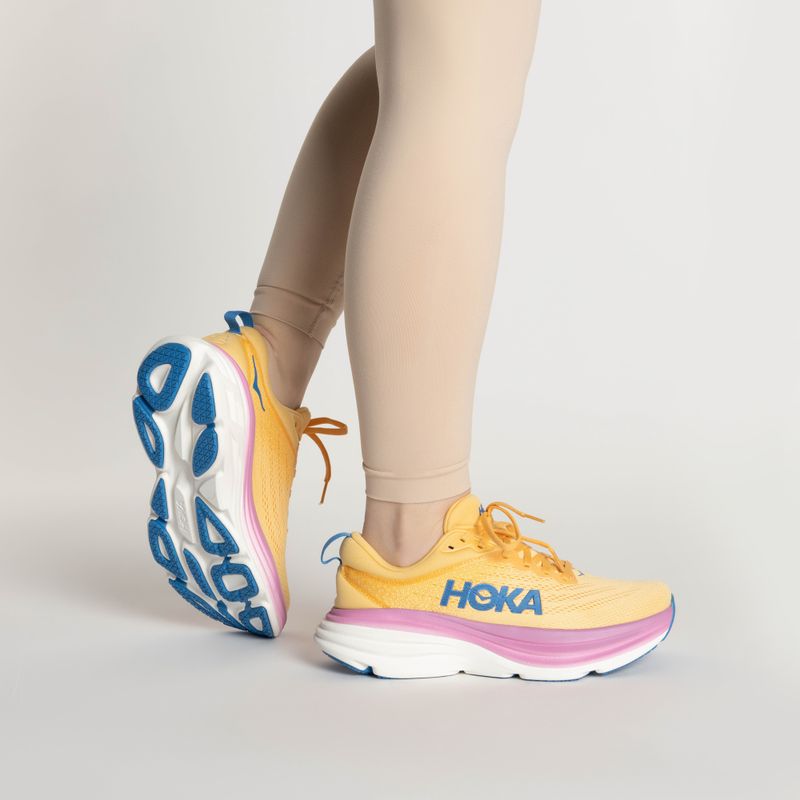 Damen Laufschuhe HOKA Bondi 8 impala/cyclamen 2